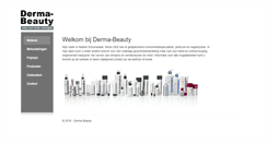 Desktop Screenshot of derma-beauty.nl